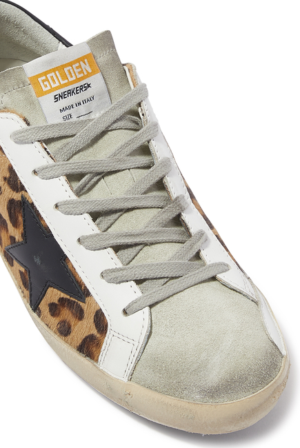 Super-Star Leopard Print Sneakers